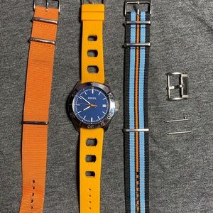 Fossil Am4478 watch + straps